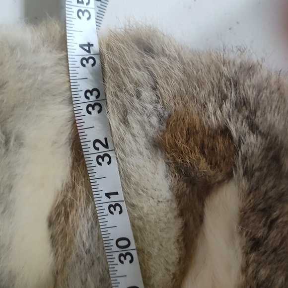 Boundary & Co black dress with rabbit fur size extra small with pockets no belt - Picture 9 of 9